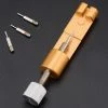Uitgang ✨ UrbanGoods - Horlogeband Inkorter - Goud Kleurig - Metalen Inkorter - Stevige Verstelbare Pin - Horloge Band Max 3 Cm - Professionele Horlogemaker Tool ❤️ -Sieraden-horloges Verkoop 550x548 8