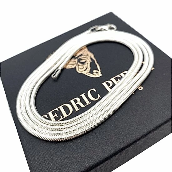 Beste Verkoop 😉 Behave 925 Massief Zilveren Slangen-ketting Voor Heren En Dames Lengte 55cm 🔥 4 Beste Verkoop 😉 Behave 925 Massief Zilveren Slangen-ketting Voor Heren En Dames Lengte 55cm 🔥 - Afbeelding 2