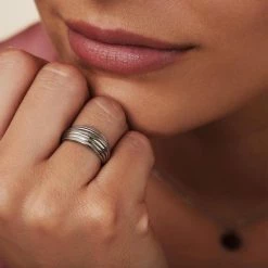 Hete verkoop ✔️ May Sparkle 🌞 Summer Breeze Dames Ring Staal - Zilverkleurig - 16.50 Mm / Maat 52 🎉 -Sieraden-horloges Verkoop 550x550 1036