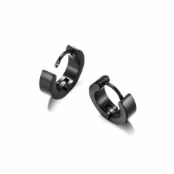 Beste recensies van ❤️ NiSy.nl Oorbel Punk | Zwart RVS Ring | 2 Oorbellen Rond ⭐