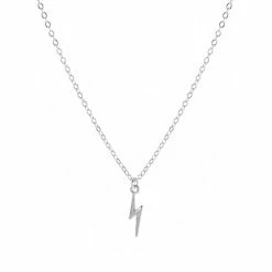 Nieuw 👍 KJG Zilverkleurige Ketting Met Bliksemschicht 🤩