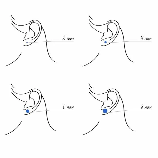Top 10 π House Of Jewels - Kleine Amethist Oorknoppen 925 Zilver - Cabochon Geslepen π 7 Top 10 π House Of Jewels - Kleine Amethist Oorknoppen 925 Zilver - Cabochon Geslepen π - Afbeelding 5