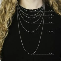 Beste recensies van ❤️ Lucardi - Dames Ketting Kristal White - Echt Zilver - Ketting - Cadeau - 40 Cm - Zilverkleurig 🔔 -Sieraden-horloges Verkoop 550x550 1242