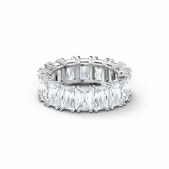 Nieuw ❤️ Swarovski Vittore Ring (Maat: 58) - Zilver 💯