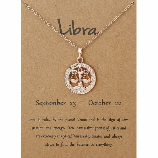 Kopen 👏 Bixorp Stars Weegschaal / Libra Ketting Hanger Rosé Goud - Sterrenbeeld Hanger - Cadeau Voor Haar - Cadeau Voor Sinterklaas - Cadeau Voor Kerst 🌟 3 Kopen 👏 Bixorp Stars Weegschaal / Libra Ketting Hanger Rosé Goud - Sterrenbeeld Hanger - Cadeau Voor Haar - Cadeau Voor Sinterklaas - Cadeau Voor Kerst 🌟