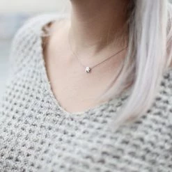 Goedkoop 🌟 Lucardi More Initials Ketting - Dames - Zilver 🔥 -Sieraden-horloges Verkoop 550x550 1295