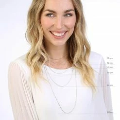 Goedkoop 🌟 Lucardi More Initials Ketting - Dames - Zilver 🔥 -Sieraden-horloges Verkoop 550x550 1297