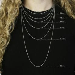 Goedkoop 🌟 Lucardi More Initials Ketting - Dames - Zilver 🔥 -Sieraden-horloges Verkoop 550x550 1298