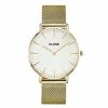Beste Verkoop 🤩 Cluse Boho Chic Mesh White, Gold Colour ⌛ -Sieraden-horloges Verkoop 550x550 1306