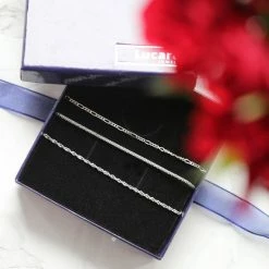 Promo 😀 Lucardi Zilveren Armband Gedraaid - 18 Cm ⭐ -Sieraden-horloges Verkoop 550x550 156