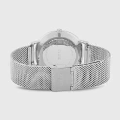 Goedkoopste 🎁 Cluse Boho Chic Mesh White, Silver Colour ✔️ -Sieraden-horloges Verkoop 550x550 190