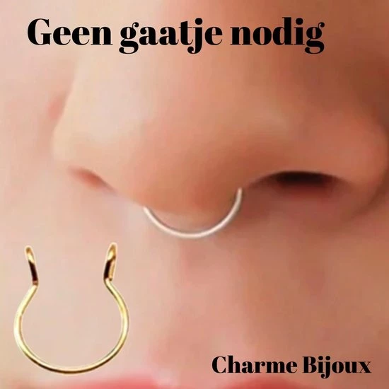 Gloednieuw π Fake-Neusklem-Goudkleurig-Geen Gaatje-Metaal-Neus Piercing-Charme Bijoux π₯° 4 Gloednieuw π Fake-Neusklem-Goudkleurig-Geen Gaatje-Metaal-Neus Piercing-Charme Bijoux π₯° - Afbeelding 2