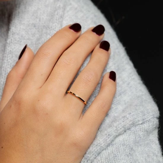 Goedkoop βοΈ My Bendel - 1 Mm Gouden Stapelring - Fijne Gouden Aanschuifring Gemaakt Van Edelstaal - Met Luxe Cadeauverpakking π 7 Goedkoop βοΈ My Bendel - 1 Mm Gouden Stapelring - Fijne Gouden Aanschuifring Gemaakt Van Edelstaal - Met Luxe Cadeauverpakking π - Afbeelding 5