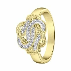 Beste Pirce ⌛ Lucardi - Dames Goldplated Ring Surinaamse Mattenklopper - Ring - Cadeau - Staal - 🤩