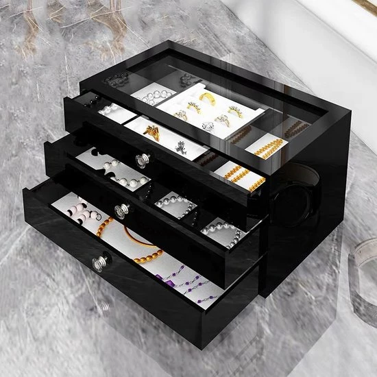 Begroting ๐งจ Goux.nl Sieradendoos Bella | Zwart | Acryl | Sieraden Organizer | Jewellery Organizer | Sieraden Opbergen | Opberg Box | Organizer | Velvet Onderkant | Ringen Display| Jewelery Organizer | Jewellery Box | Jewelery Box | Sieradenbox | Organizer | Beautybox | ๐งจ 9 Begroting ๐งจ Goux.nl Sieradendoos Bella | Zwart | Acryl | Sieraden Organizer | Jewellery Organizer | Sieraden Opbergen | Opberg Box | Organizer | Velvet Onderkant | Ringen Display| Jewelery Organizer | Jewellery Box | Jewelery Box | Sieradenbox | Organizer | Beautybox | ๐งจ - Afbeelding 7