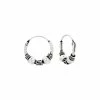 Coupon 👍 WeLoveSilver Rijk Bewerkte Zilveren Bali Hoops, 12 Mm 😍 -Sieraden-horloges Verkoop 550x550 314