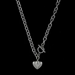 Top 10 🥰 Laura Ferini Dames Ketting Amore Connesso Zilver - Zilverkleurige Schakelketting Met Hartje - 18K Witgoud Verguld - Halsketting - Collier - Sieraad - Accessoires - Dames Schakelketting Met Hanger 🛒 -Sieraden-horloges Verkoop 550x550 326