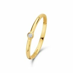 Kopen ⭐ Isabel Bernard Rivoli Solene 14 Karaat Gouden Stacking Ring (Maat: 54) - Goudkleurig ❤️ -Sieraden-horloges Verkoop 550x550 343