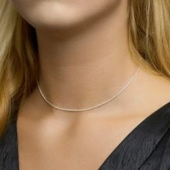 Korting 🌟 YO&NO - Ketting - Zilver - Gourmet - 1,6mm - 36cm - Sieraden Vrouw - Juwelen - Gerhodineerd - Zilver 925 🤩 -Sieraden-horloges Verkoop 550x550 387