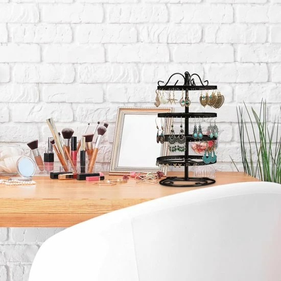 Beste recensies van 🛒 Relaxdays Oorbellenrekje Rond - Metaal - Sieradenhouder Oorbellen - Sieraden Standaard - Zwart 😉 5 Beste recensies van 🛒 Relaxdays Oorbellenrekje Rond - Metaal - Sieradenhouder Oorbellen - Sieraden Standaard - Zwart 😉 - Afbeelding 3