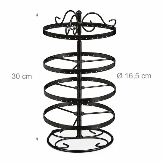 Beste recensies van 🛒 Relaxdays Oorbellenrekje Rond - Metaal - Sieradenhouder Oorbellen - Sieraden Standaard - Zwart 😉 7 Beste recensies van 🛒 Relaxdays Oorbellenrekje Rond - Metaal - Sieradenhouder Oorbellen - Sieraden Standaard - Zwart 😉 - Afbeelding 5