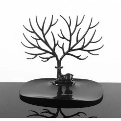 Hete verkoop ⌛ Merkloos Sieraden Standaard Zwart/ Display Stand Deer Antler Oorbellenrekje / Sieradenrekje – Juwelen Sieraden/ Oorbellen / Ketting En Ringen Organizer – Sieradenboom Wit / Sieraden Standaard Vrouwen Zwart ✔️