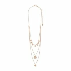 Coupon 👍 Pilgrim Ketting Arden - 3 In 1 - Kristal - Sieraden Vrouw - Rosé Goud Kleur - 38cm + 9cm Verlenging 👍 -Sieraden-horloges Verkoop 550x550 457