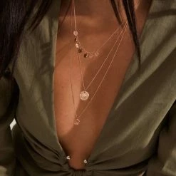 Coupon 👍 Pilgrim Ketting Arden - 3 In 1 - Kristal - Sieraden Vrouw - Rosé Goud Kleur - 38cm + 9cm Verlenging 👍 -Sieraden-horloges Verkoop 550x550 461