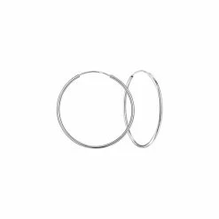 Nieuw 💯 JYC Joy|S - Zilveren Oorringen 35 Mm - Basic 💯