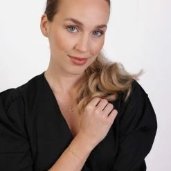 Korting 🥰 Lucardi - Dames Armband Met Druppel En Zirkonia - 14 Karaat Goud - Armband - Cadeau - 18 Cm - Geelgoud 🥰 -Sieraden-horloges Verkoop 550x550 501