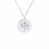 Flash-uitverkoop 🧨 Avaressa - Ketting Met Initialen - Gepersonaliseerd - Zilver - Gravure 4 Initialen Mogelijk 🥰 -Sieraden-horloges Verkoop 550x550 505