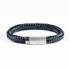 Beste deal ✨ Heren Armband Donkerblauw Touw - Scheepstouw Armband Blauw 8mm Dik - 19,5cm - Stalen Magnetische Sluiting - Mauro Vinci Vicara Darkblue- Met Geschenkverpakking 🔔 -Sieraden-horloges Verkoop 550x550 521