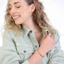 Kopen 🔔 Lucardi - Zilveren Bangle Goldplated ⭐ -Sieraden-horloges Verkoop 550x550 57