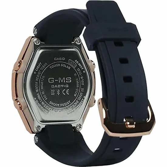 Gloednieuw 🥰 Casio G-MS MSG-B100G-1AER Dames Horloge - 37 Mm 🎉 4 Gloednieuw 🥰 Casio G-MS MSG-B100G-1AER Dames Horloge - 37 Mm 🎉 - Afbeelding 2