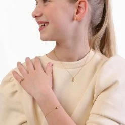 Nieuw 🔔 Lucardi - Meisjes - Kinder Ring Met Plating - Hart - Zirkonia - Cadeau - Echt Zilver - Goudkleurig 🛒 -Sieraden-horloges Verkoop 550x550 604