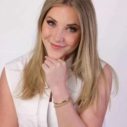 Kopen 🔔 Lucardi - Zilveren Bangle Goldplated ⭐ -Sieraden-horloges Verkoop 550x550 61