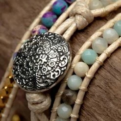 Beste Pirce โจ Zentana Wikkelarmband Bohemian - Imperial Jaspis & Amazoniet - Harmonie ๐ 17 Beste Pirce โจ Zentana Wikkelarmband Bohemian - Imperial Jaspis & Amazoniet - Harmonie ๐ -Sieraden-horloges Verkoop 550x550 666