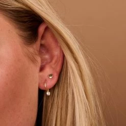 Goedkoopste 🧨 Sparkle14 Hart Dames Oorknoppen 4,2 Mm - Goud ✔️ -Sieraden-horloges Verkoop 550x550 695