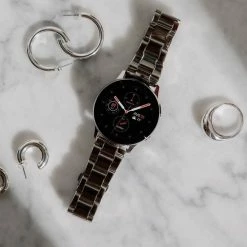 Nieuw 😍 Samsung Galaxy ⌚ Watch Active2 - Staal - Schakelband - 40mm - Special Edition - Zilver 🔔 -Sieraden-horloges Verkoop 550x550 760