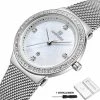 Goedkoop ✔️ NAVIFORCE Horloges Voor Vrouwen Dames Horloge Dameshorloge ⌚ Watch - Meisjes Horloges - Incl. Horlogebox Geschenkdoos & Versteller - Zilver Wit - Litts® ❤️ -Sieraden-horloges Verkoop 550x550 762