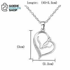 Gloednieuw ⭐ GoedeDoelen.Shop | Ketting Newton | Liefdes Ketting | Paarden Ketting | Paardenfan | Paardenwelzijn | Cadeautje | Dierenwelzijn | Wellness-House 🎉 -Sieraden-horloges Verkoop 550x550 776
