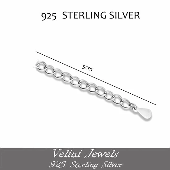 Uitgang 🥰 Velini Jewels-5.9mm Cubaanse Halsketting-925 Zilver Ketting- 55 Cm + 5 Verlengstuk Met Anker Slot 🛒 5 Uitgang 🥰 Velini Jewels-5.9mm Cubaanse Halsketting-925 Zilver Ketting- 55 Cm + 5 Verlengstuk Met Anker Slot 🛒 - Afbeelding 3