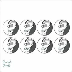 Groothandel 🤩 Aramat Jewels ® - Stalen Oorknopjes Zweerknopjes Zilverkleurig Transparant 4mm Unisex 🤩 -Sieraden-horloges Verkoop 550x550 809