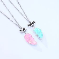 Groothandel โ๏ธ Bixorp Friends BFF Ketting Voor 2 Met Blauw & Roze Hartje Zilverkleurig - Vriendschapsketting - Twee Helften Best Friends - Voor Meisjes - Best Friends Ketting Vriendschap Cadeau Voor Twee ๐ 16 Groothandel โ๏ธ Bixorp Friends BFF Ketting Voor 2 Met Blauw & Roze Hartje Zilverkleurig - Vriendschapsketting - Twee Helften Best Friends - Voor Meisjes - Best Friends Ketting Vriendschap Cadeau Voor Twee ๐ -Sieraden-horloges Verkoop 550x550 821