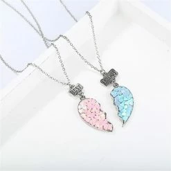 Groothandel โ๏ธ Bixorp Friends BFF Ketting Voor 2 Met Blauw & Roze Hartje Zilverkleurig - Vriendschapsketting - Twee Helften Best Friends - Voor Meisjes - Best Friends Ketting Vriendschap Cadeau Voor Twee ๐ 25 Groothandel โ๏ธ Bixorp Friends BFF Ketting Voor 2 Met Blauw & Roze Hartje Zilverkleurig - Vriendschapsketting - Twee Helften Best Friends - Voor Meisjes - Best Friends Ketting Vriendschap Cadeau Voor Twee ๐ -Sieraden-horloges Verkoop 550x550 826