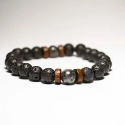 Begroting 💯 Zendro – Tibetaanse Maansteen Armband - Natuursteen Armband – Kralen Armband - Heren Armand – Dames Armband – Lavesteen - Maansteen 😀