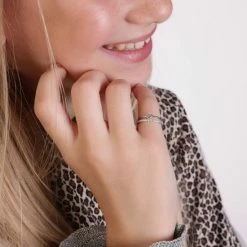 Top 10 🧨 Lucardi - Meisjes - Kinder Ring Met Plating - Hart - Zirkonia - Cadeau - Echt Zilver - Zilverkleurig 🔔 -Sieraden-horloges Verkoop 550x550 878