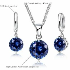 Uitgang ๐ Victorious Set Dames Ketting En Oorbellen – Blauw Bergkristal – Zilver – 45cm ๐ 8 Uitgang ๐ Victorious Set Dames Ketting En Oorbellen – Blauw Bergkristal – Zilver – 45cm ๐ -Sieraden-horloges Verkoop 550x550 912
