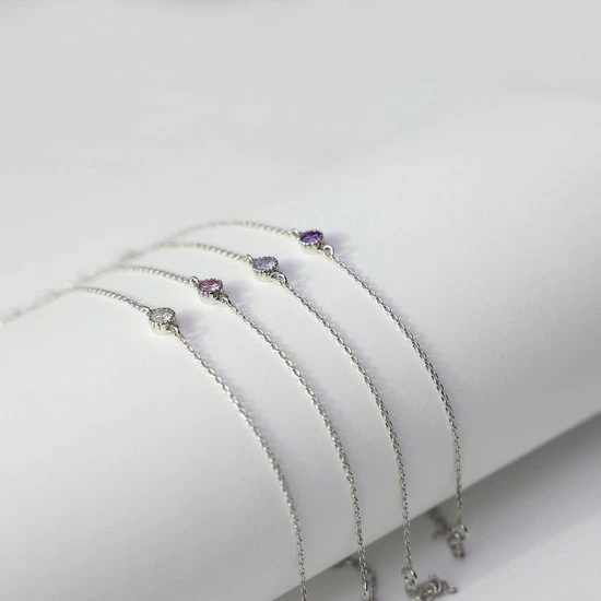 Coupon π Lucardi - Dames Armband Geboortesteen - Echt Zilver - Armband Met Hanger - Cadeau - 19 Cm - Zilverkleurig β€οΈ 9 Coupon π Lucardi - Dames Armband Geboortesteen - Echt Zilver - Armband Met Hanger - Cadeau - 19 Cm - Zilverkleurig β€οΈ - Afbeelding 7