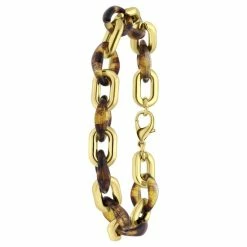 Goedkoop ❤️ Lucardi - Dames Armband Panter Gourmet - Bijoux - Armband - Cadeau - 24 Cm - 🧨